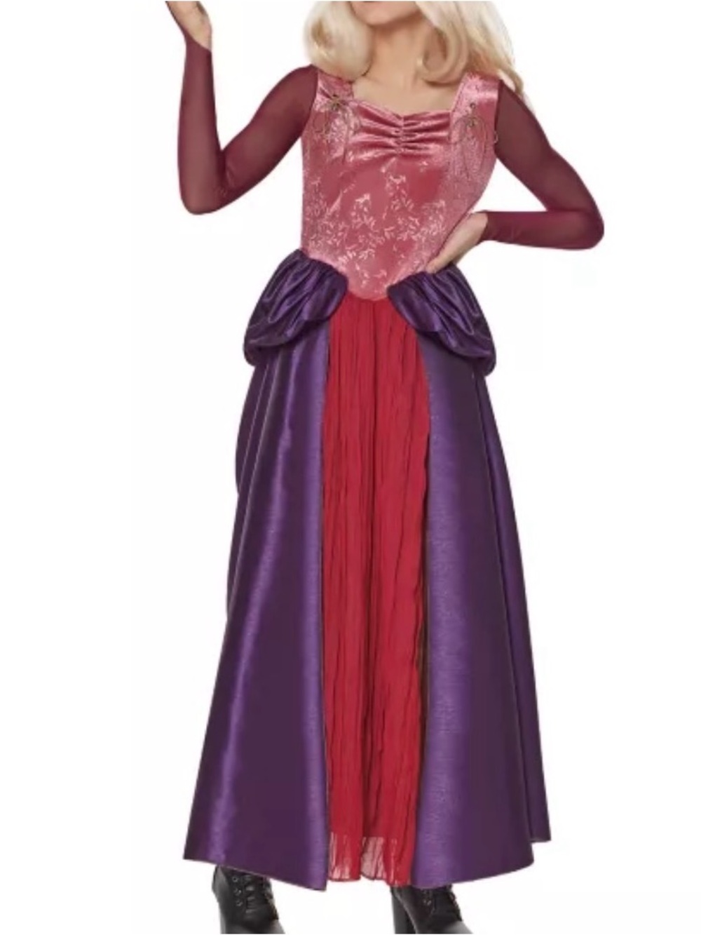 Spirit Halloween Disney Hocus Pocus Sarah Sanderson Costume Dress Youth Size M